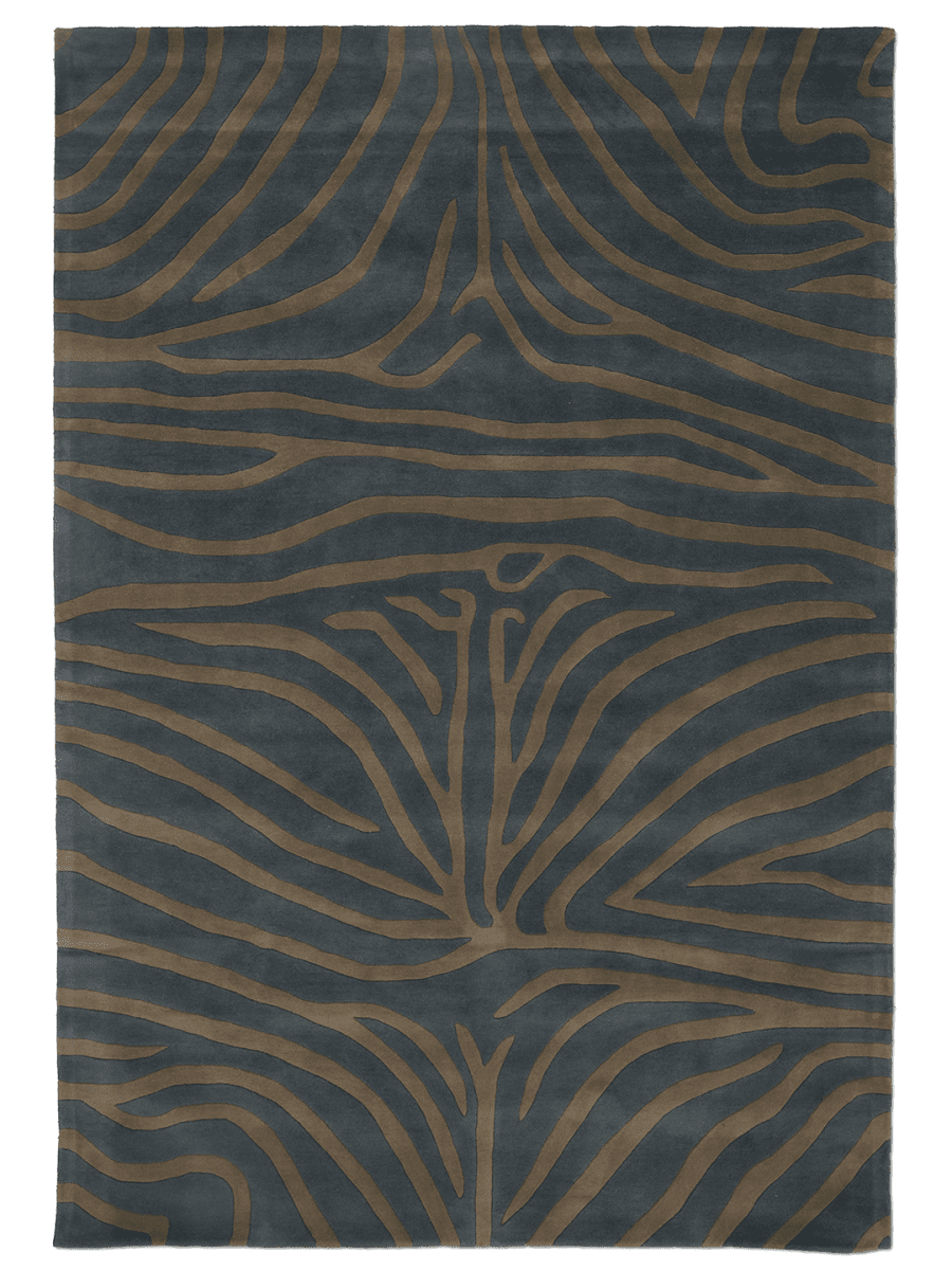 ZEBRA WOOL RUG, HORIZON, MANY SIZE