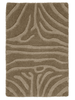 ZEBRA MOCCA WOOL RUG, MANY SIZE