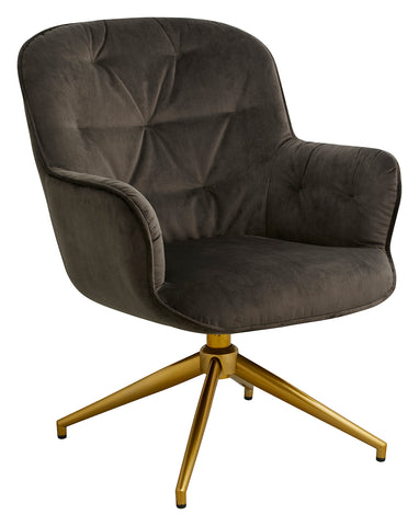 LEA office chair, velvet