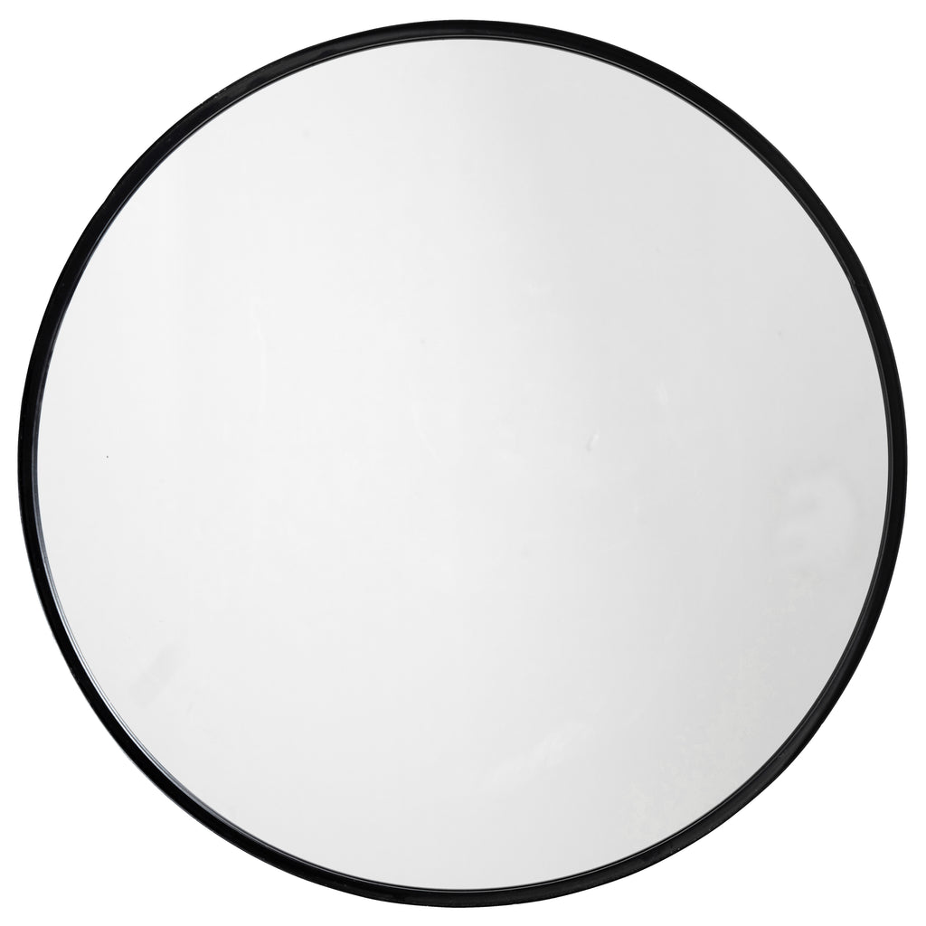 ASIO round mirror, Black Ø 160