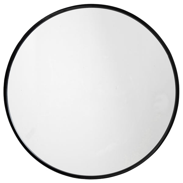 ASIO round mirror, Black Ø 160