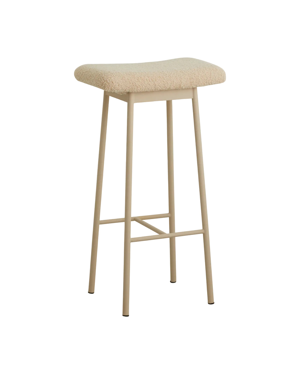 ZALA BAR STOOL, BEIGE