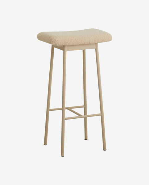 ZALA BAR STOOL, BEIGE