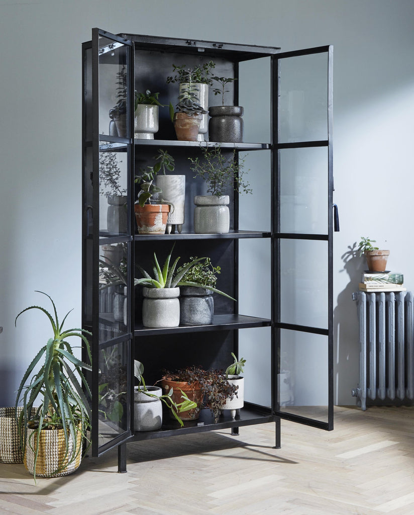 PHOENIX BLACK CABINET, 2 DOORS, SMALL
