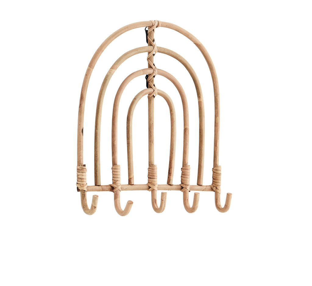 RATTAN COAT RACK, 35 CM