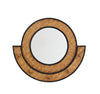 ROUND BAMBOO MIRROR WITH HOOKS, Ø 60 CM