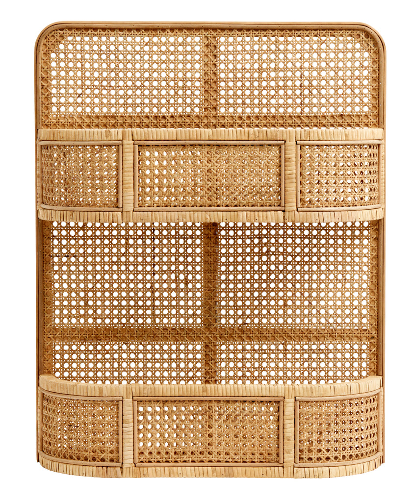 LUCCA rattan shelf