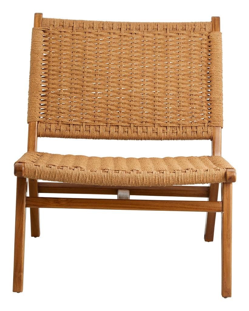 CLUB lounge chair, teak/weaving