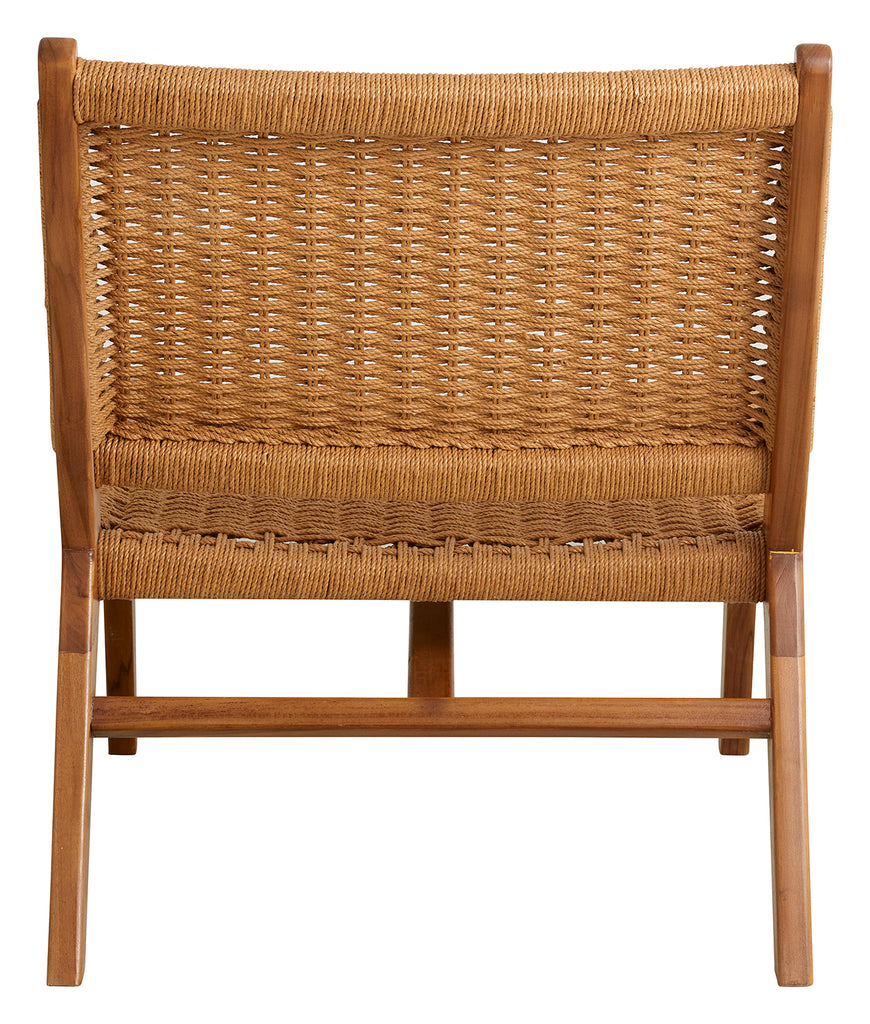 CLUB lounge chair, teak/weaving