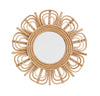 ROUND MIRROR WITH BAMBOO, Ø 45 CM