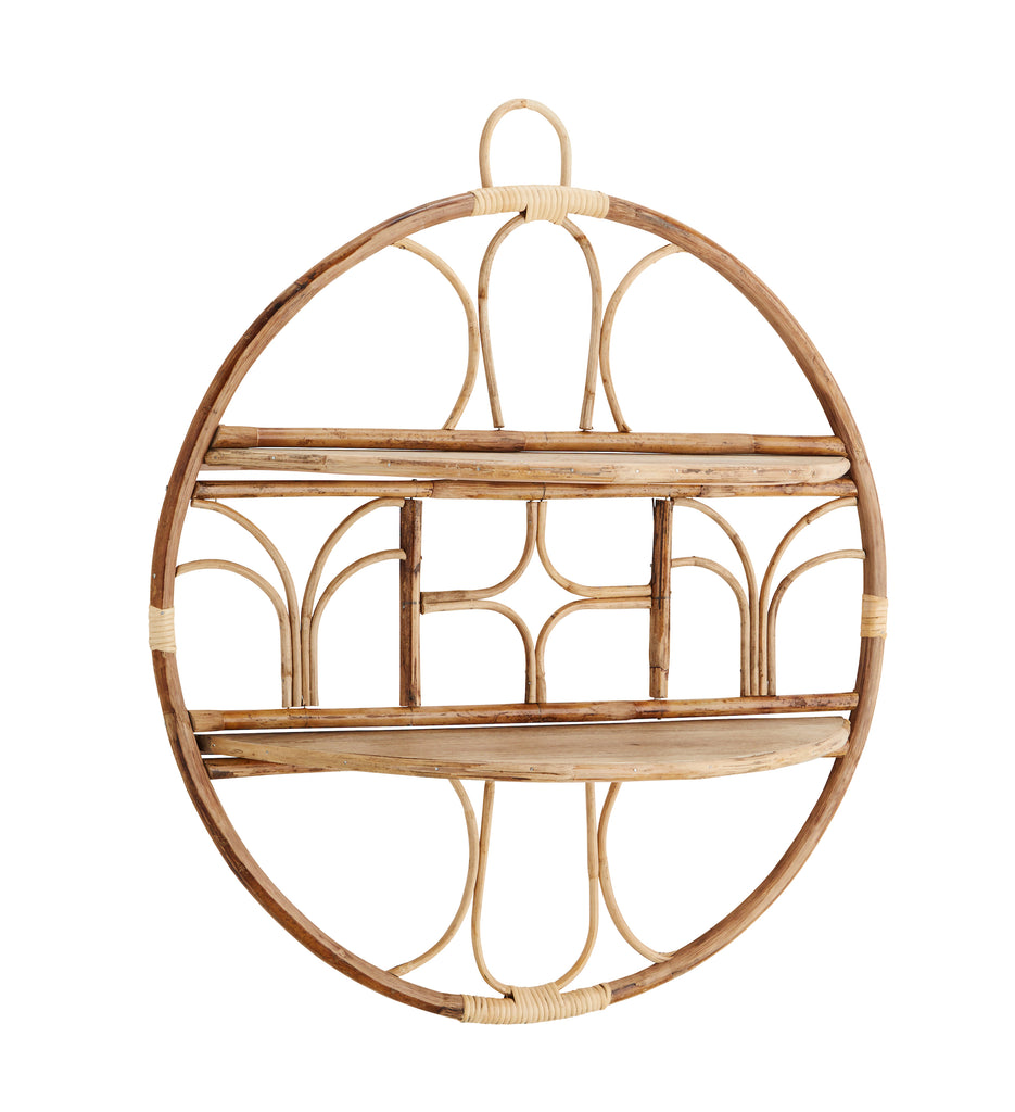 ROUND BAMBOO SHELF,  Ø 75