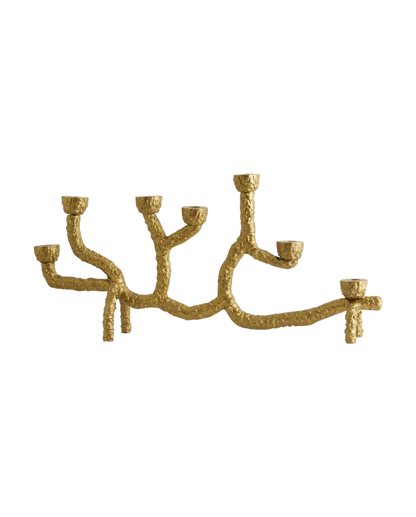 BARRA CANDLEHOLDER, GOLD