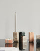 HAIDA CANDLE HOLDER, SAND MARBLE