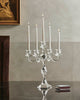 FARA CANDLE HOLDER, F/5 CANDLES, CLEAR