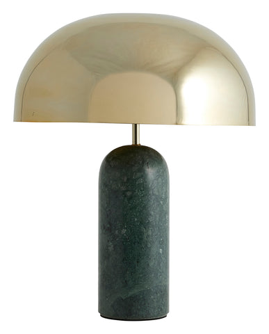 ATLAS table lamp with green marble