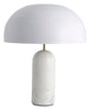 ATLAS table lamp with white marble