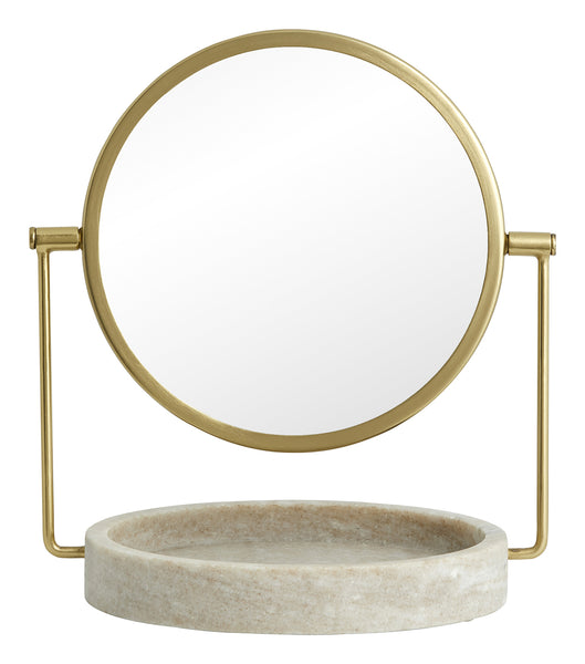 HAJA table mirror, golden