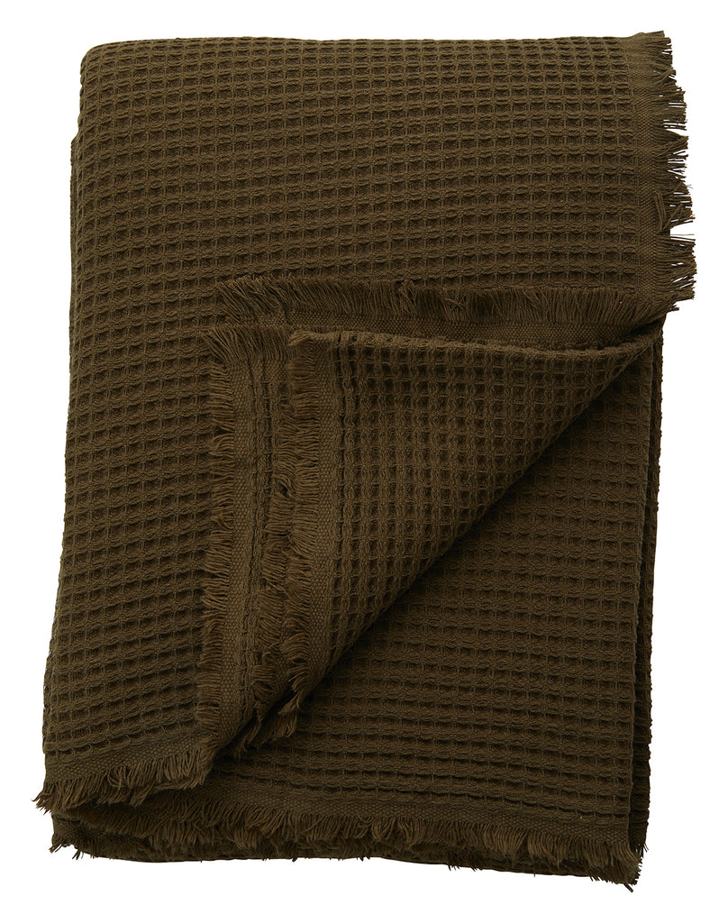 ALPHA bed cover 260 x 260, dark green