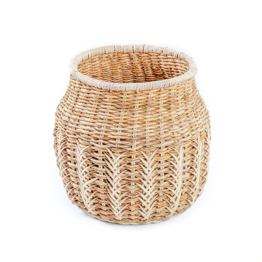 The Luziru Basket - Natural - Ø 36 cm, H 33 cm