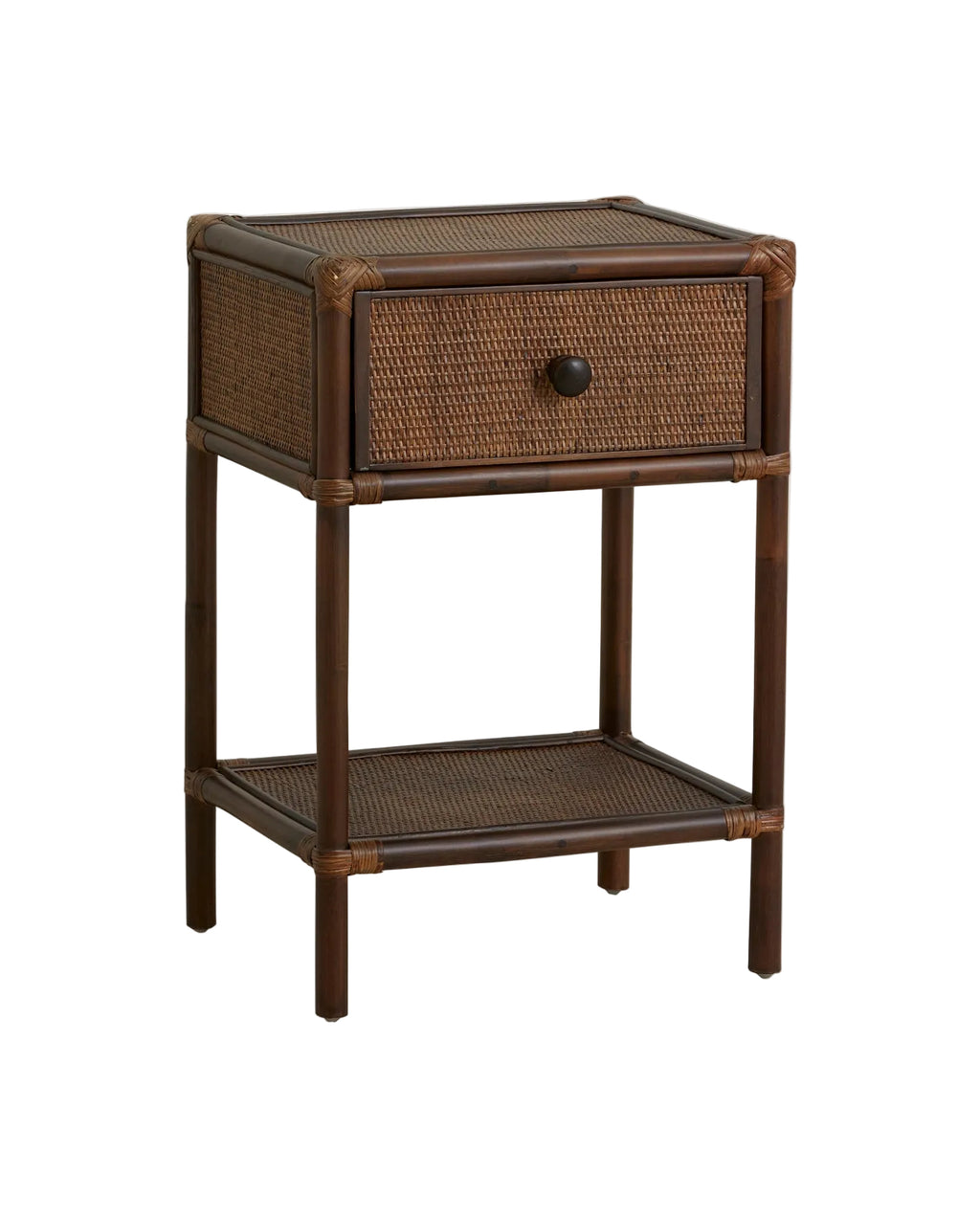 COLONIAL HAYES SIDE TABLE, BROWN
