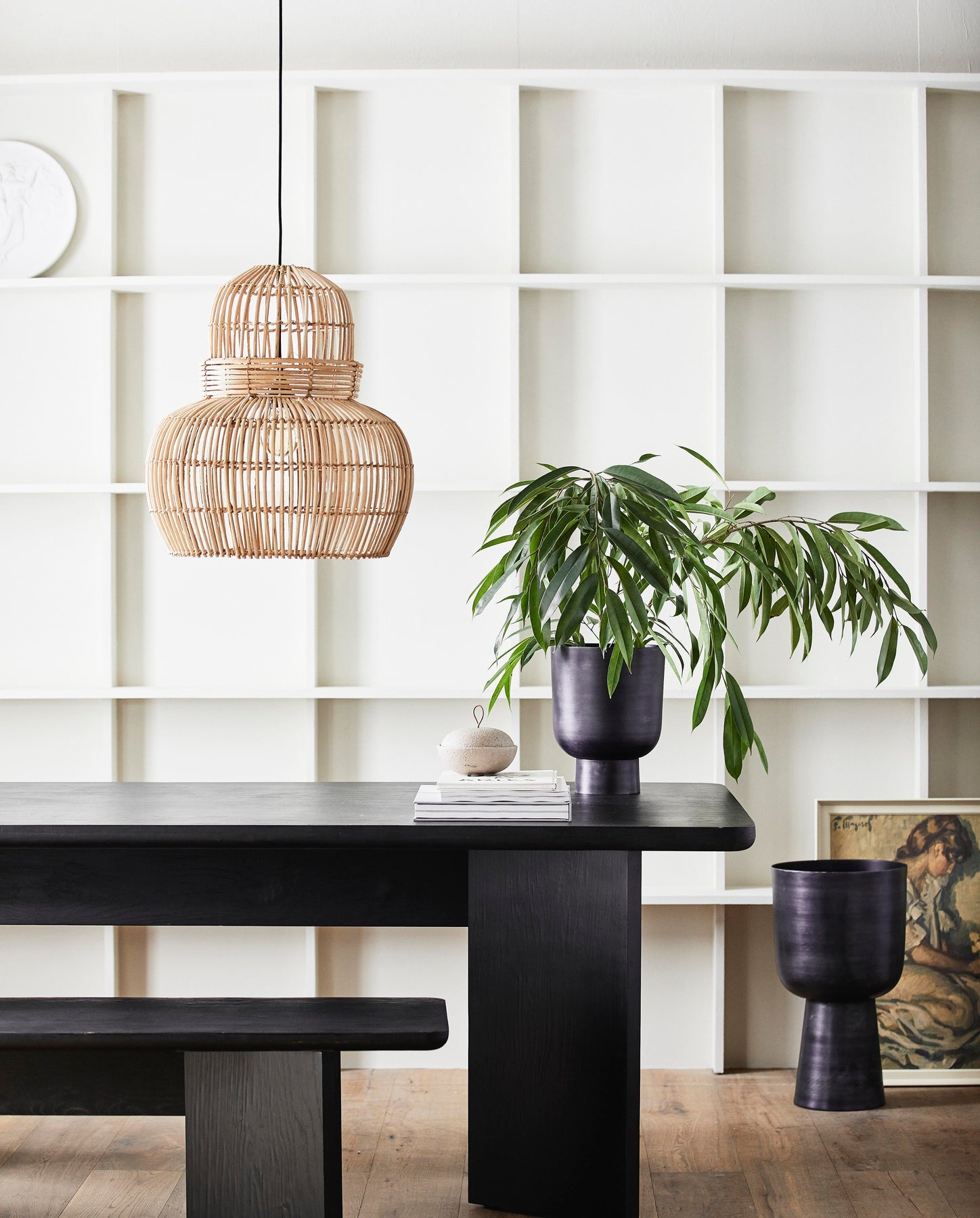 GALOA PLANTER, H 43 CM