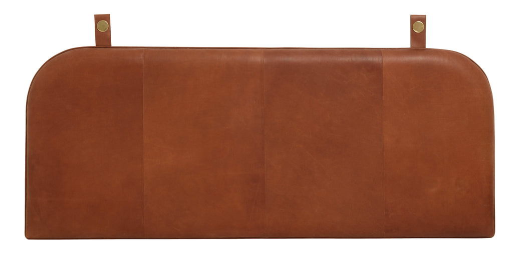 ONEGA head board, brown leather