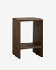 NAPO NIGHTSTAND/SIDE TABLE, DARK BROWN