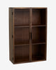 NANGO WALL CABINET, 2 DOOR, DARK BROWN