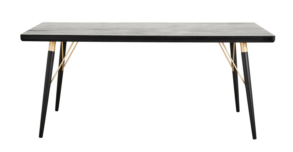 DIVA Dining table, black wood, 90 x 180