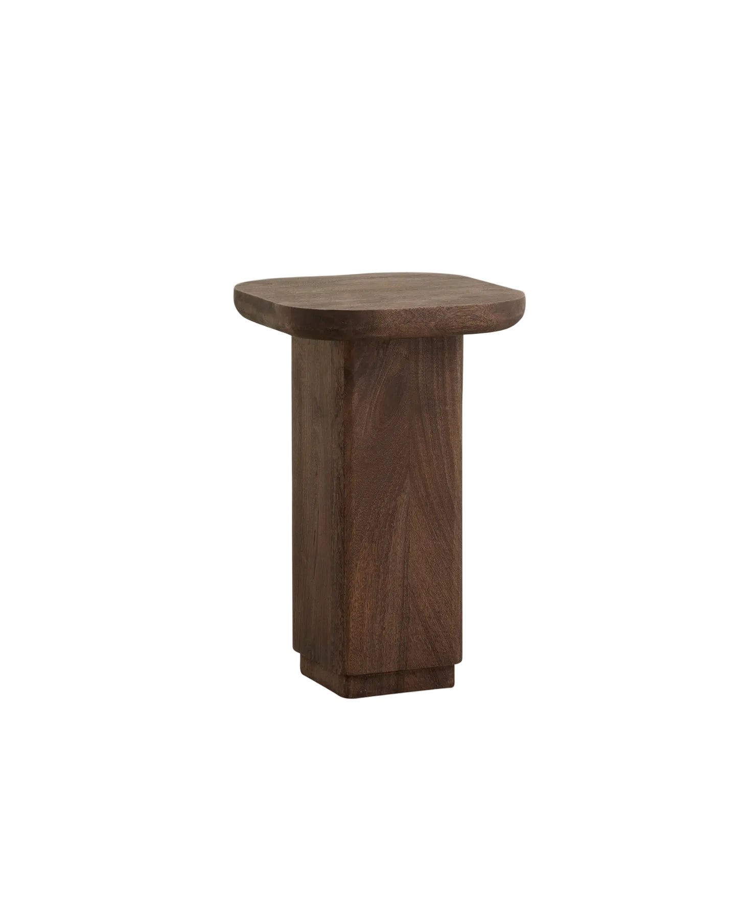 TOKE SIDE TABLE, DARK BROWN