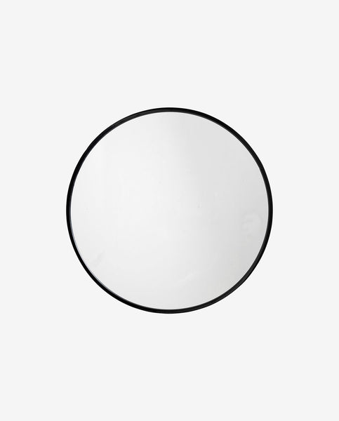 ROUND MIRROR, BLACK, Ø 80