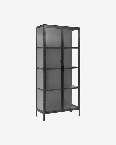 PHOENIX BLACK CABINET, 2 DOORS, SMALL