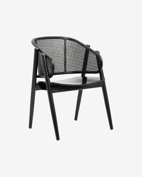 WICKY lounge chair, black/black