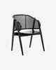 WICKY lounge chair, black/black