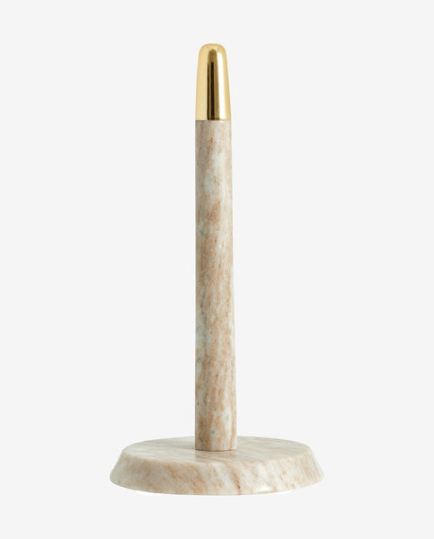 CHERRY PAPER TOWEL HOLDER, BROWN MARBLE
