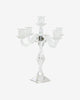 FARA CANDLE HOLDER, F/5 CANDLES, CLEAR