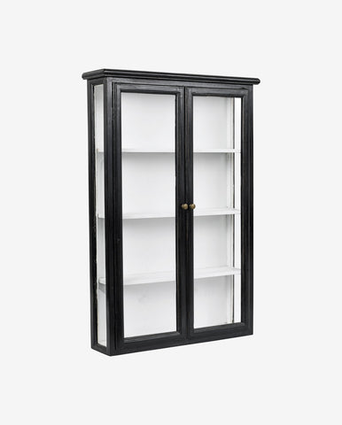 CLASSIC WALL CABINET, DOUBLE, BLACK