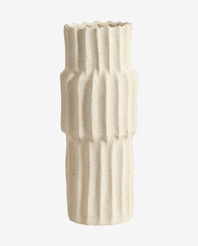 NAGO TALL VASE, M, WHITE