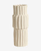 NAGO TALL VASE, M, WHITE