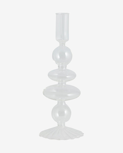 ERISKA CANDLEHOLDER, L, CLEAR
