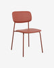 ESA DINING CHAIR, RUST RED