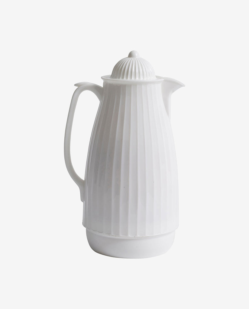 THERMOS JUG, WHITE 1 LTR