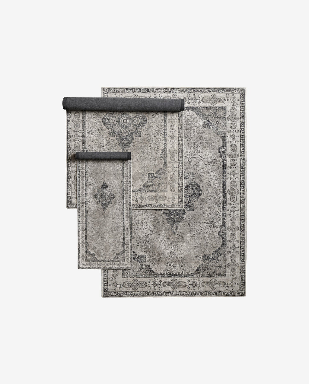 VENUS WOVEN RUG, DUSTY GREY, 60 x 90