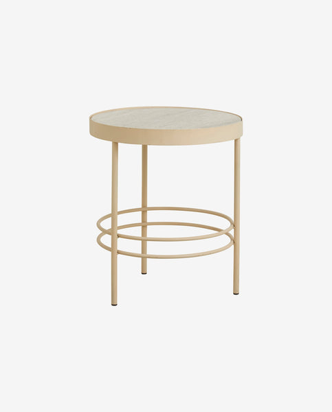 JUNGO SIDE TABLE, SAND Ø 50