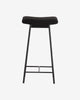 ZALA BAR STOOL, BLACK