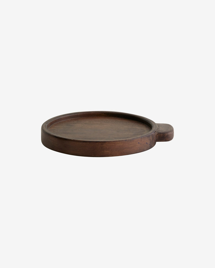 CAJUN, SERVING PLATE, W/ SHORT HANDLE