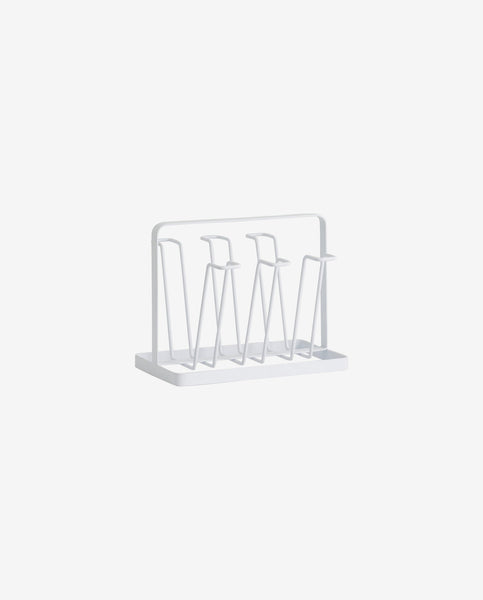 CUP HOLDER DISH RACK, WHITE