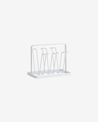 CUP HOLDER DISH RACK, WHITE