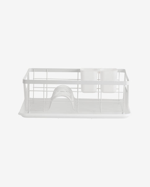 DISH RACK, WHITE