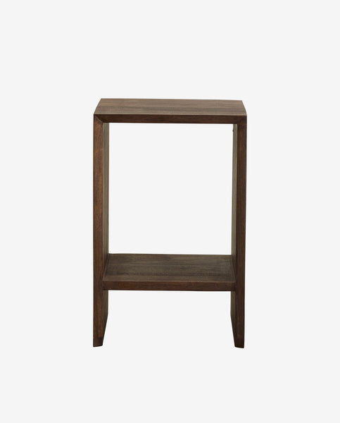 NAPO NIGHTSTAND/SIDE TABLE, DARK BROWN